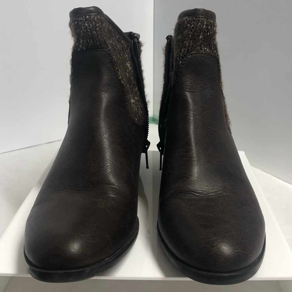 Kim Rogers Brown Pinta Ankle Boots Sz Women’s 7 1/2 M